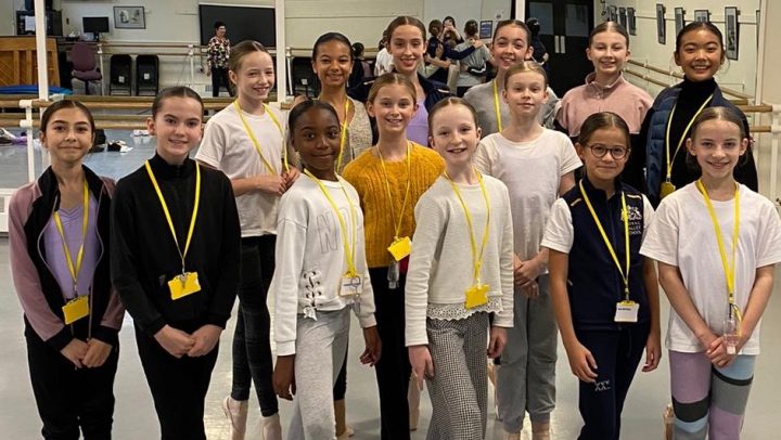 New Year 7 students in the studio on their first day