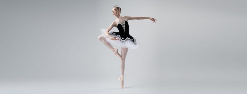 International Scholar, Chelsea Potter International Scholar Chelsea Potter in a tutu at a photo shoot