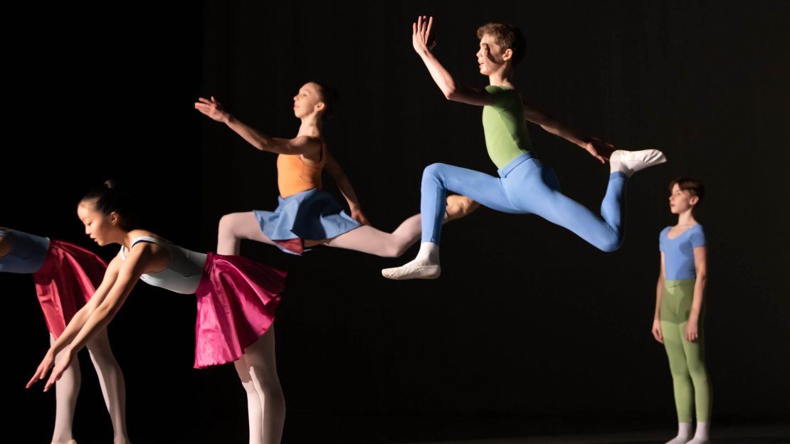 Students participating in the Kenneth MacMillan Emerging Choreographer programme