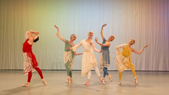 Upper School students performing The Arts of the Theatre by Ninette de Valois